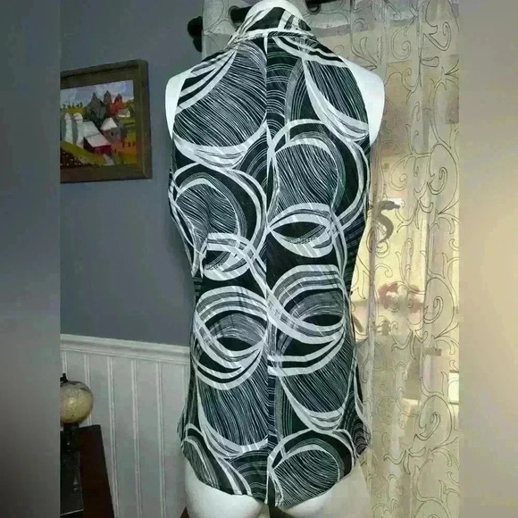 VINTAGE Cache ruffled, cocktail party, Martini’s in Manhattan, LA Law, size: L - Picture 4 of 6